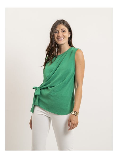 Top senza maniche con nodo FELIZE - Kiabi