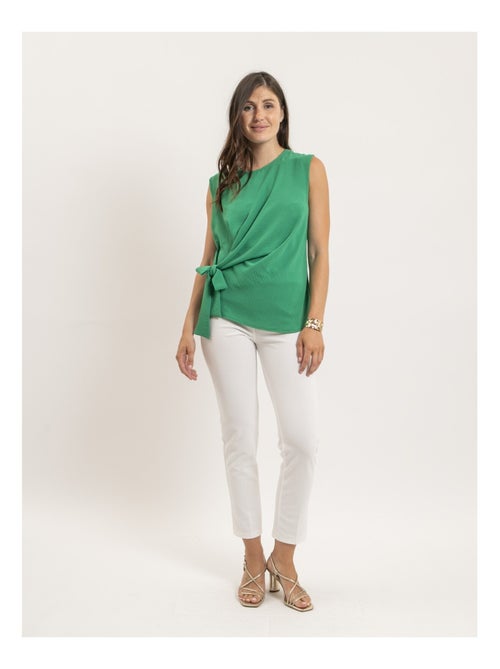 Top senza maniche con nodo FELIZE - Kiabi