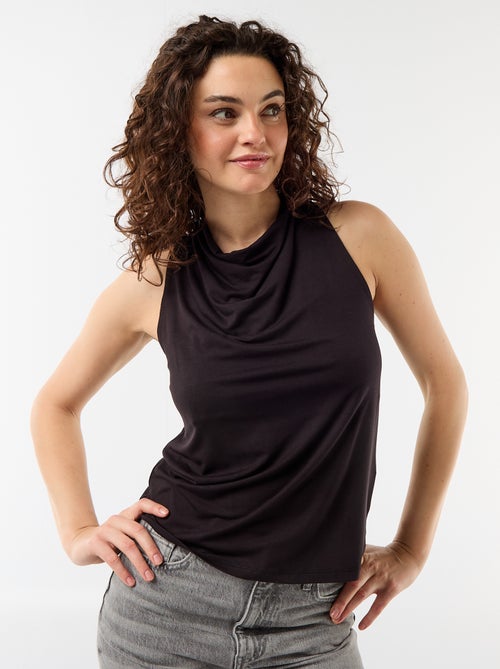 Top senza maniche con scollo drappeggiato - Kiabi
