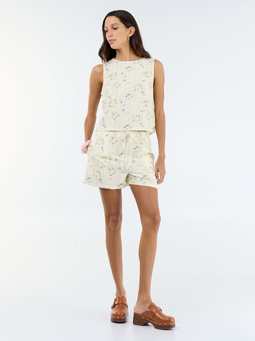 Top senza maniche con scollo rotondo - Kiabi