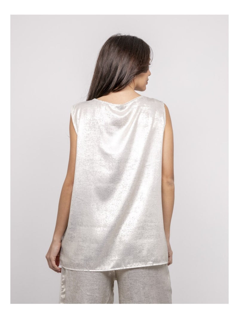 Top senza maniche FALETIE Argento - Kiabi