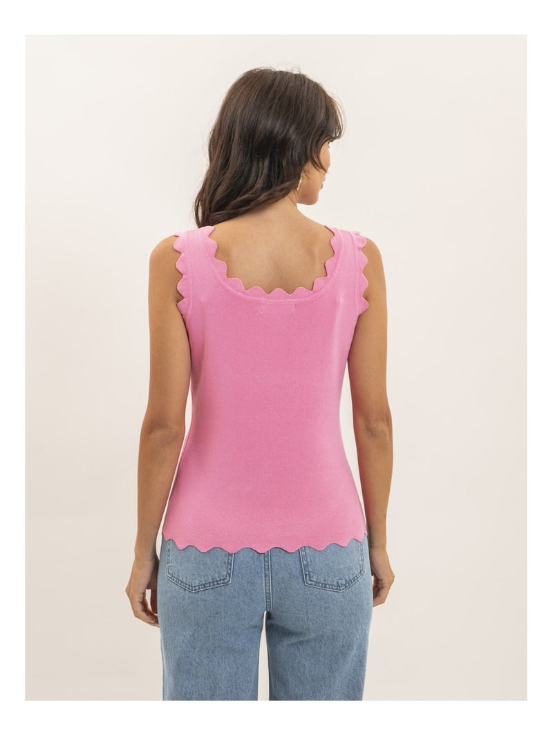 Top senza maniche FATEL Rosa - Kiabi