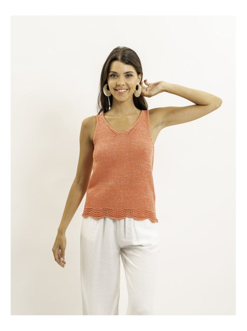 Top senza maniche in maglia lurex KENATRA - Kiabi