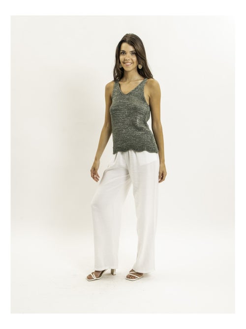 Top senza maniche in maglia lurex KENATRA - Kiabi