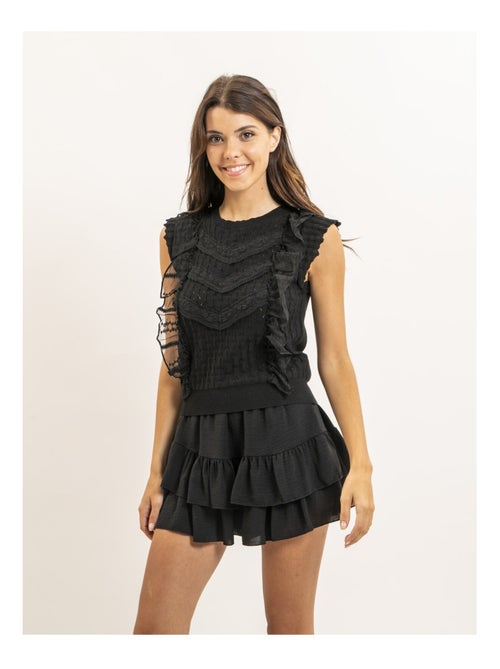 Top senza maniche in pizzo FEVIA - Kiabi