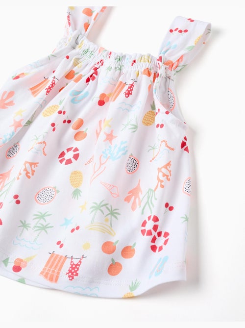 Top senza maniche + pantaloncini in cotone - Kiabi