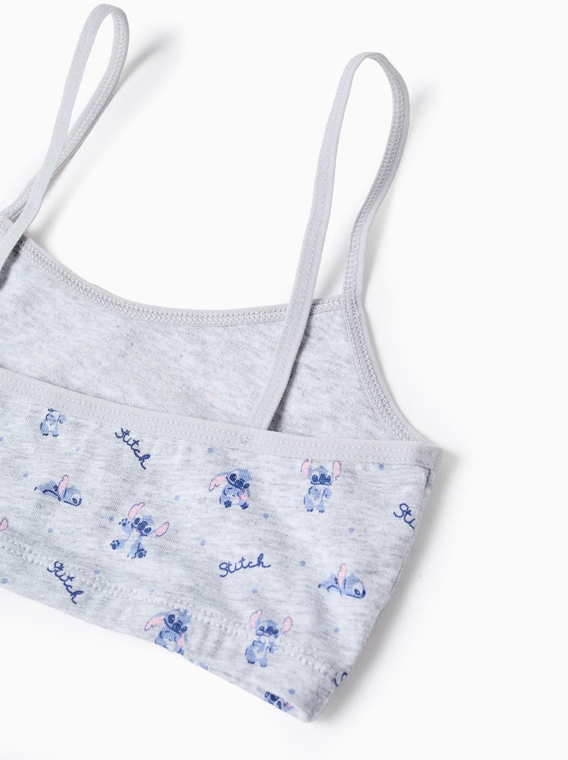 Top + slip 'stitch' Grigio chiaro - Kiabi