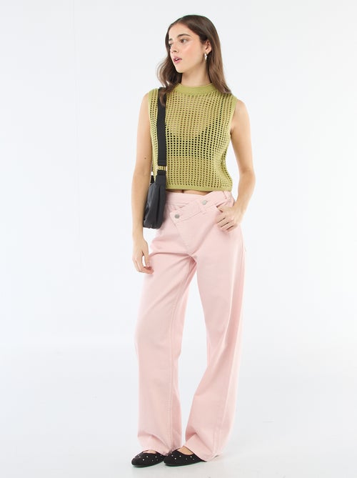 Top smanicato all'uncinetto - Kiabi