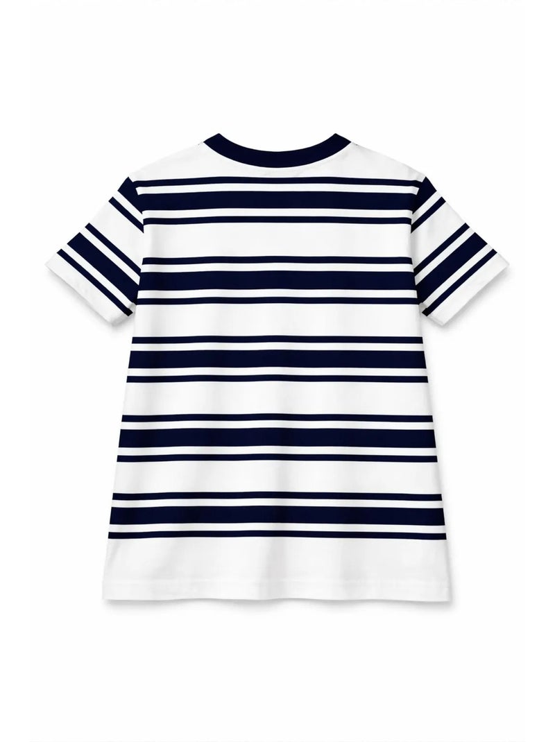 Top smanicato da donna mixray Bianco Blu - Kiabi