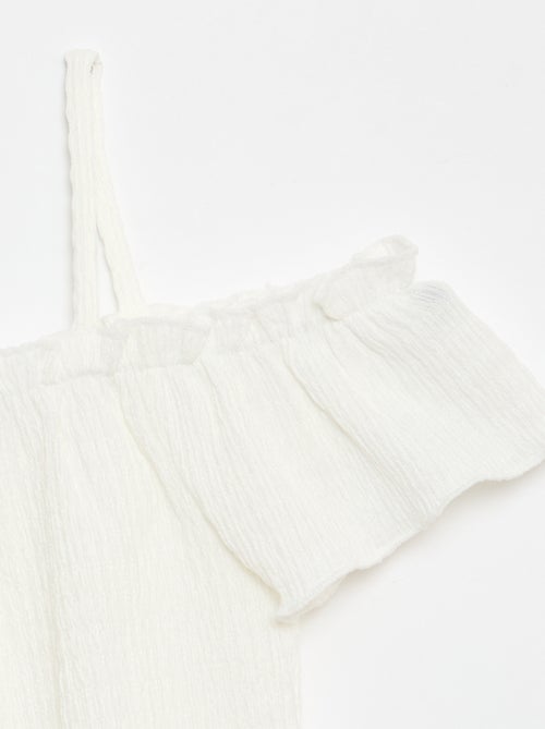 Top smockato con spalline sottili - Kiabi