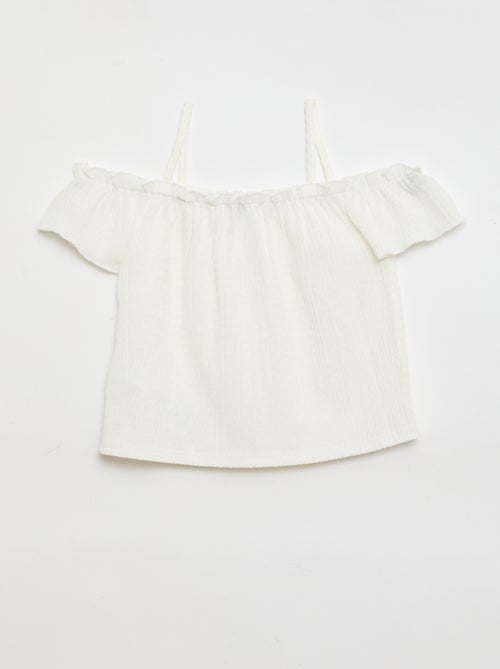 Top smockato con spalline sottili - Kiabi