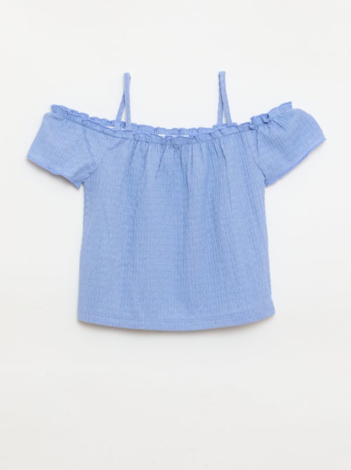 Top smockato con spalline sottili - Kiabi