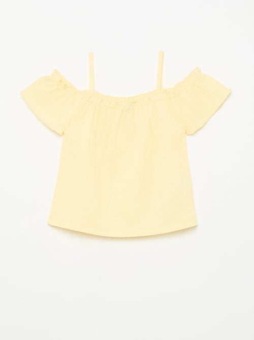 Top smockato con spalline sottili - Kiabi