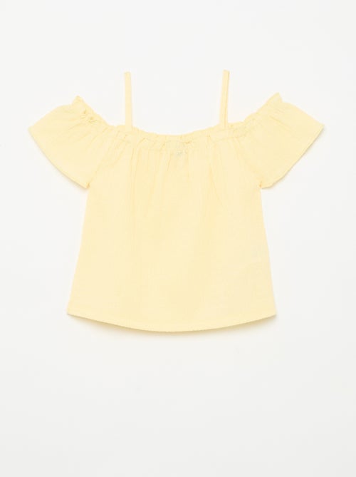 Top smockato con spalline sottili - Kiabi