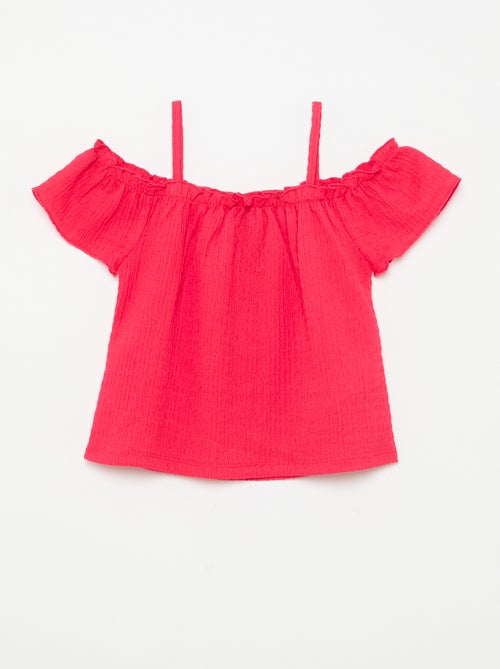 Top smockato con spalline sottili - Kiabi