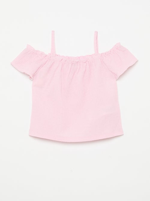 Top smockato con spalline sottili - Kiabi