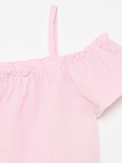 Top smockato con spalline sottili - Kiabi