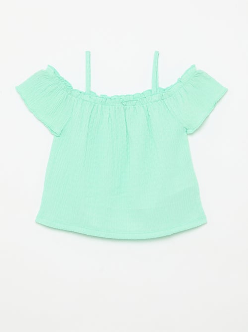 Top smockato con spalline sottili - Kiabi