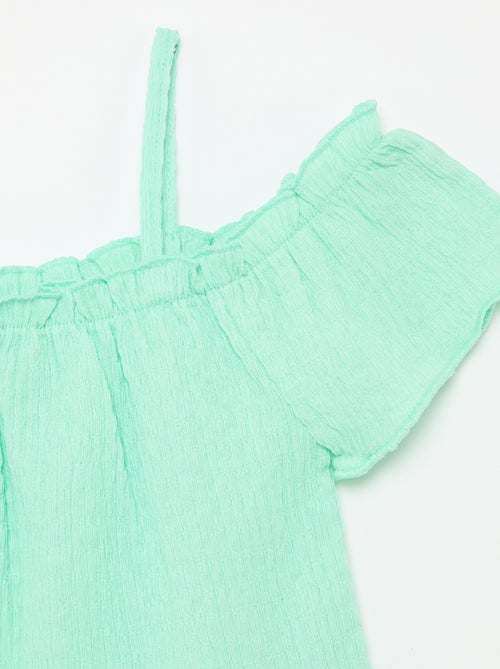 Top smockato con spalline sottili - Kiabi