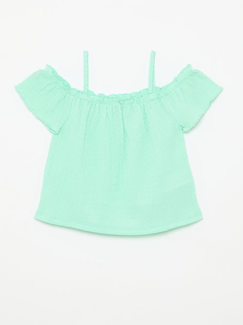 Top smockato con spalline sottili - Kiabi