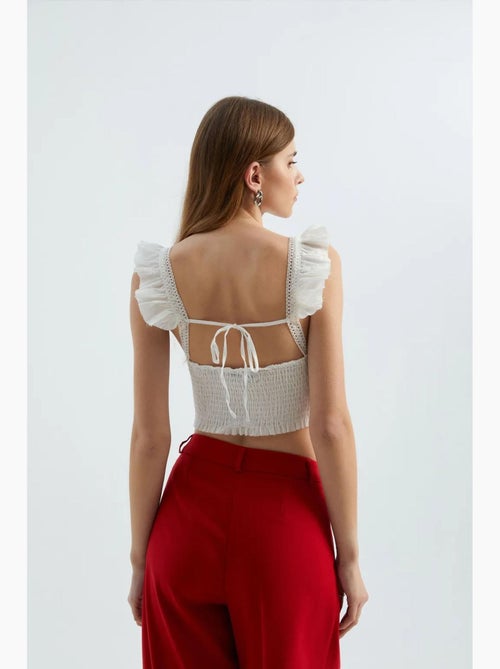 Top smockato hiccup - Kiabi Top smockato hiccup - Kiabi