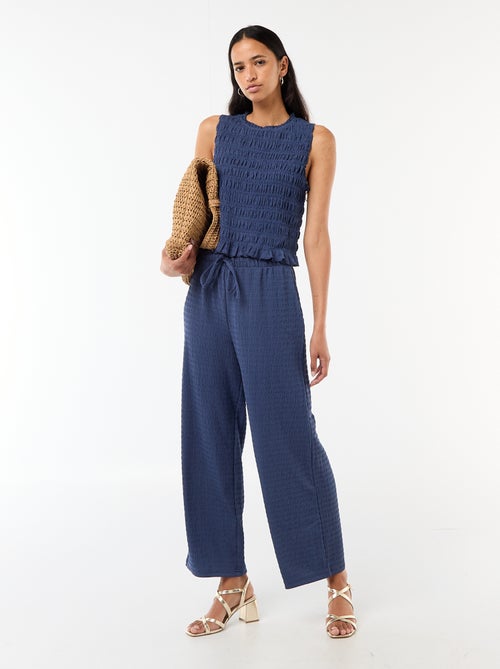 Top smockato senza maniche - Kiabi