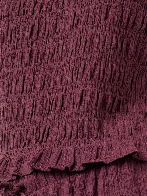 Top smockato senza maniche - Kiabi