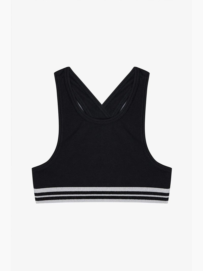 Top sport glitterati, confezione da 2 penti Nero - Kiabi