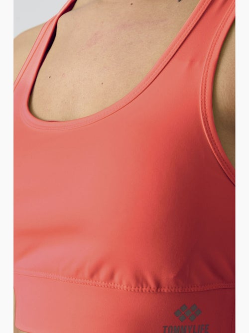 Top sportivo corto aderente senza maniche tommy - Kiabi Top sportivo corto aderente senza maniche tommy - Kiabi