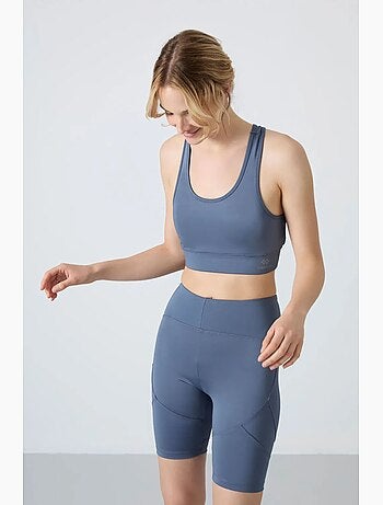 Top sportivo corto aderente senza maniche tommy