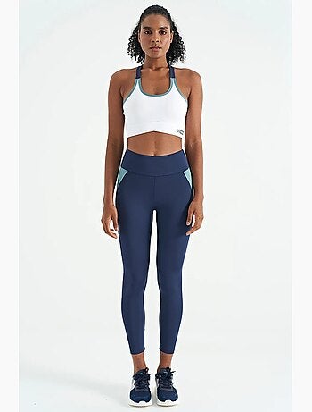 Top sportivo crop aderente senza maniche tommy
