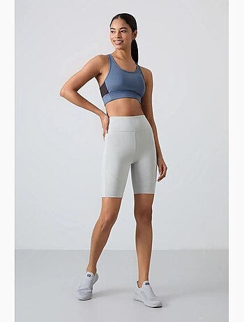 Top sportivo crop senza maniche aderente tommy