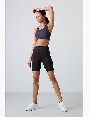 Top sportivo crop senza maniche aderente tommy