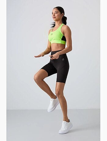 Top sportivo crop senza maniche aderente tommy