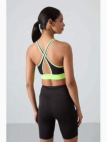 Top sportivo crop senza maniche aderente tommy