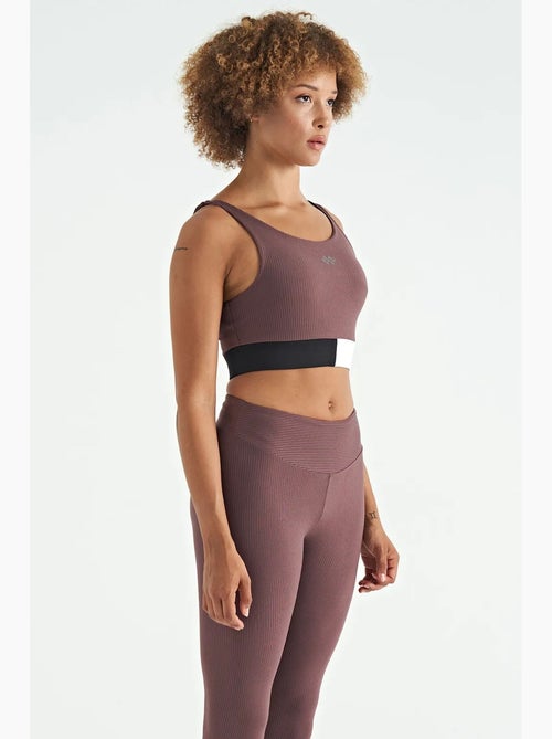 Top sportivo crop senza maniche color block tommy - Kiabi Top sportivo crop senza maniche color block tommy - Kiabi