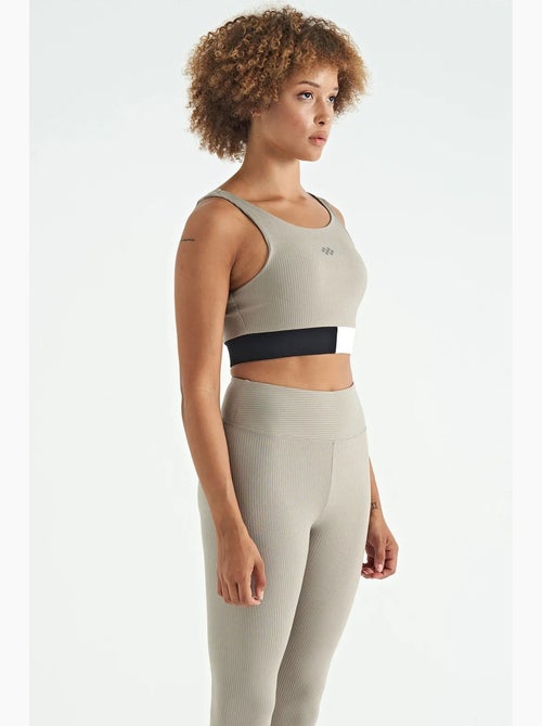 Top sportivo crop senza maniche color block tommy - Kiabi Top sportivo crop senza maniche color block tommy - Kiabi