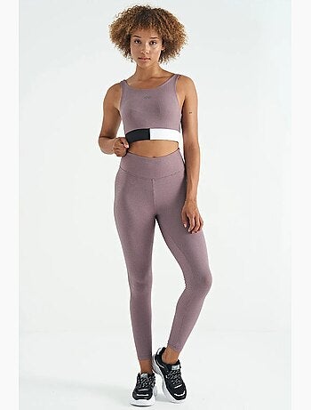 Top sportivo crop senza maniche color block tommy