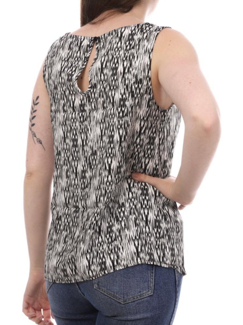 Top Stampato Donna Vero Moda Easy Nero Bianco - Kiabi