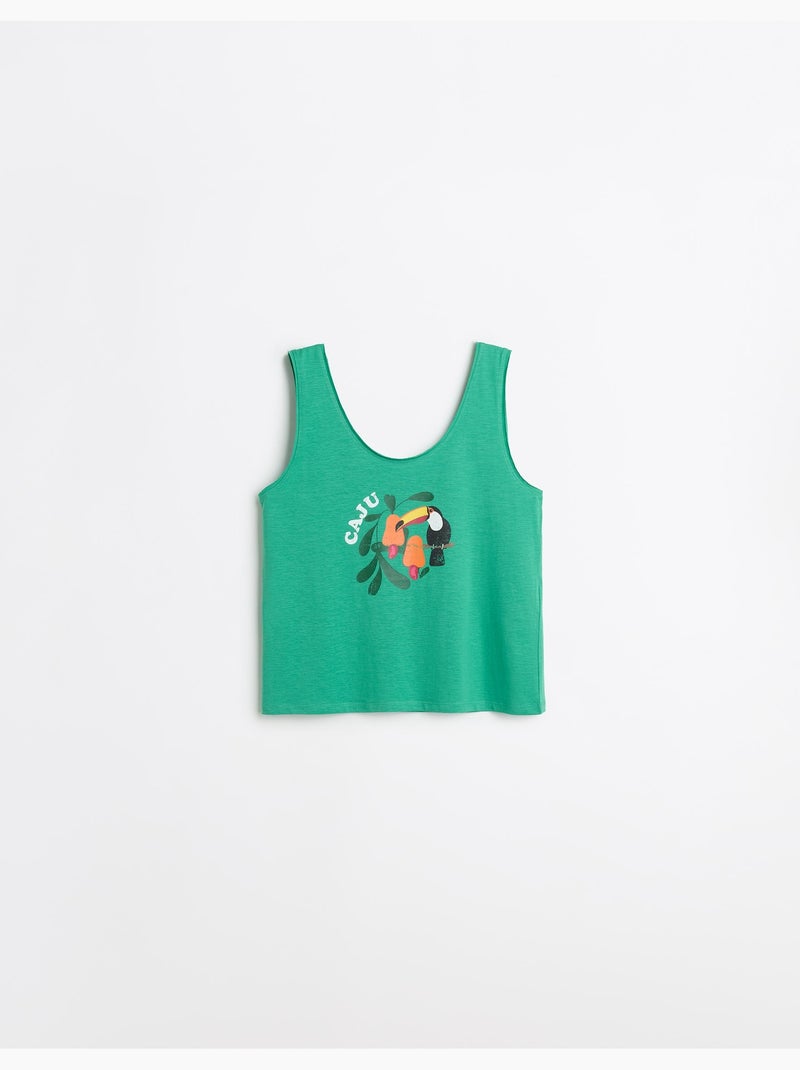Top stampato, MO Fashion Verde - Kiabi