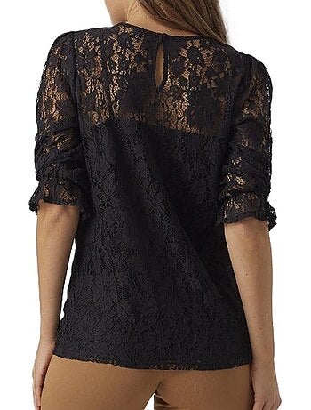 Top T-Shirt Premaman in Pizzo Vero Moda