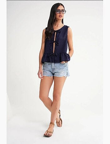 Top volant fiocco davanti mixray