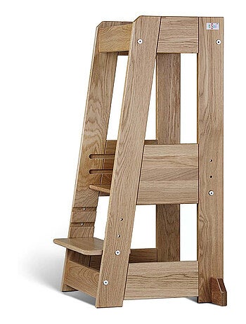 Torre d'apprendimento per bambini in rovere | tissi | tissi