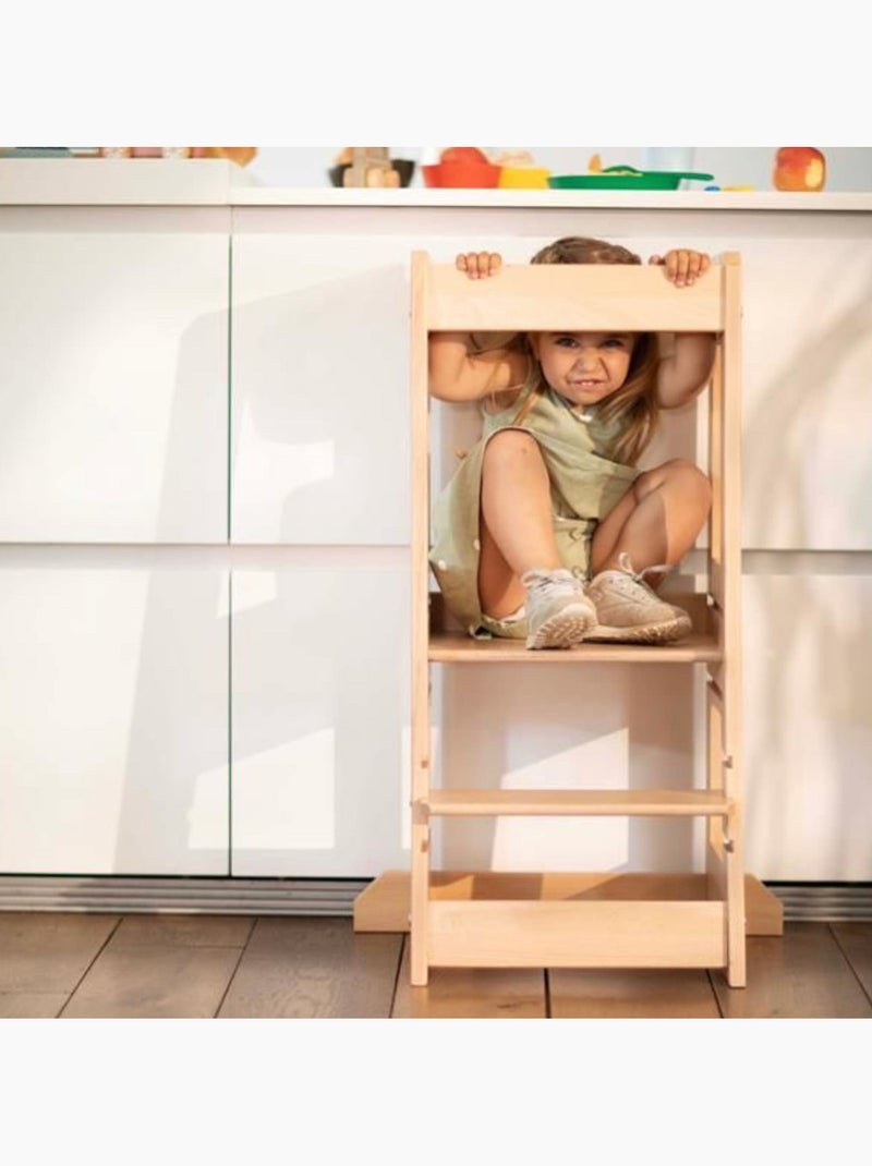 Torre di apprendimento e osservazione felix montessori | tissi | tissi Beige chiaro - Kiabi