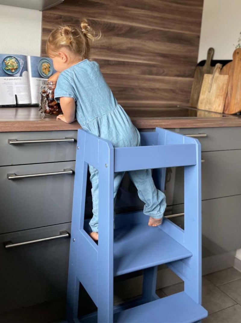 Torre di apprendimento e osservazione felix montessori | tissi | tissi Blu - Kiabi