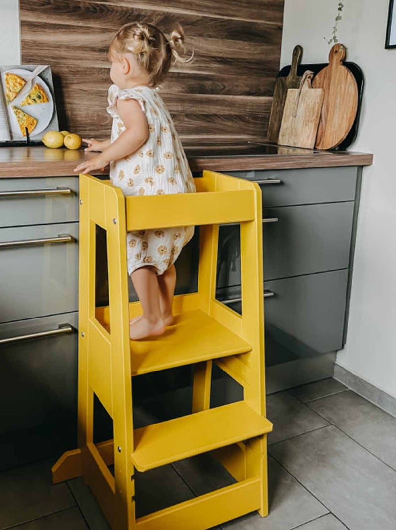 Torre di apprendimento e osservazione felix montessori | tissi | tissi Giallo - Kiabi