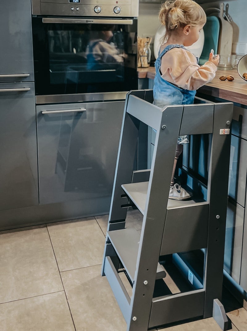 Torre di apprendimento e osservazione felix montessori | tissi | tissi Grigio scuro - Kiabi