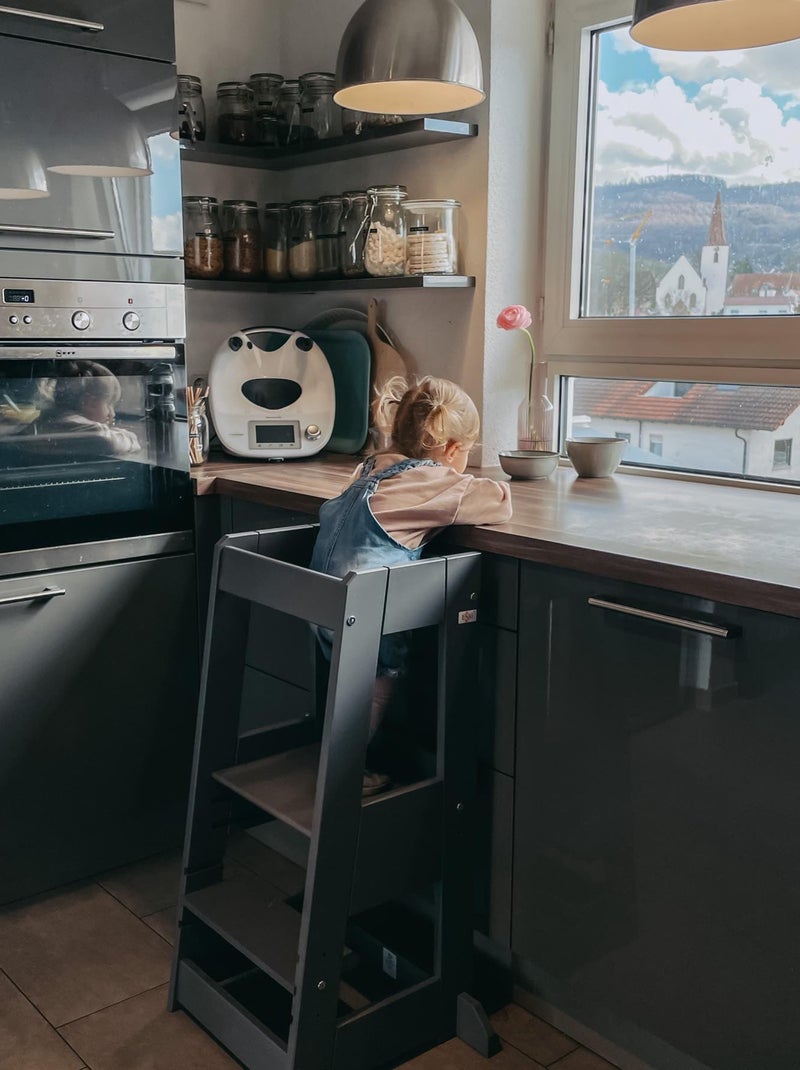 Torre di apprendimento e osservazione felix montessori | tissi | tissi Grigio scuro - Kiabi