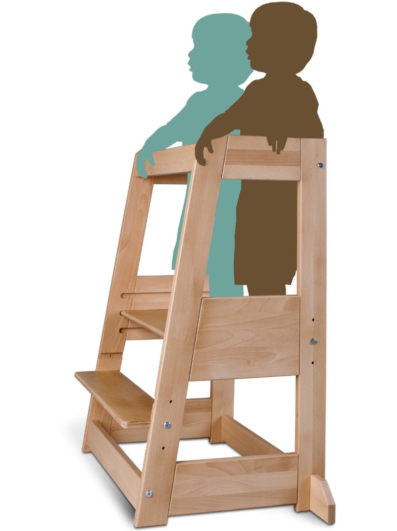 Torre di apprendimento e osservazione felix montessori | tissi | tissi Marrone - Kiabi