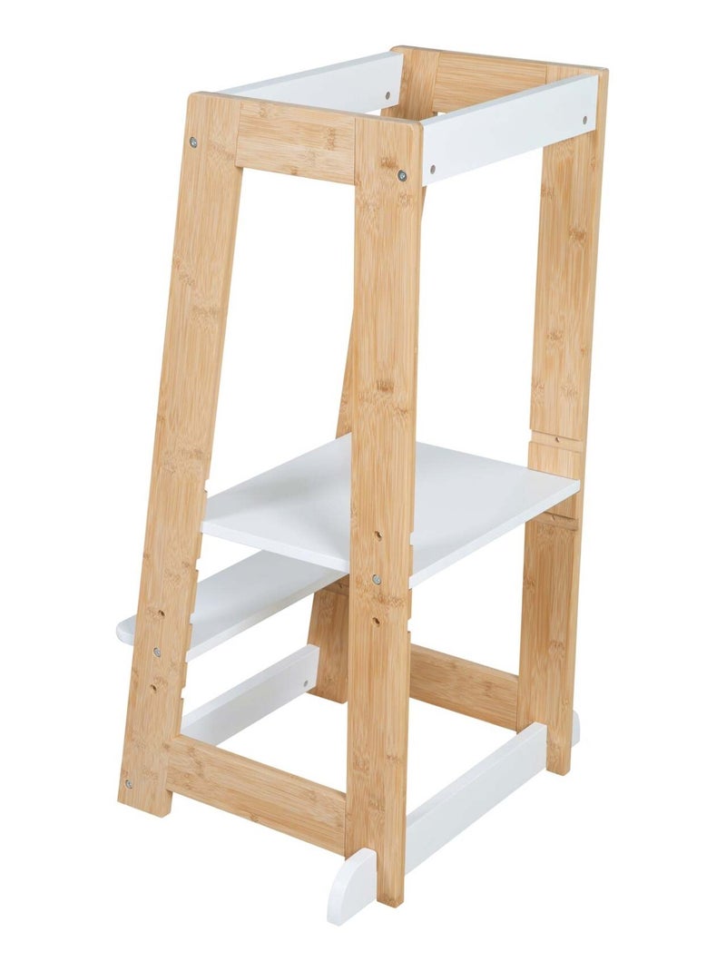 Torre di apprendimento evolutiva in bambù FSC® – ROBA Bianco Marrone - Kiabi